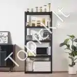 Plieninės sandėliavimo lentynos garažui, rūsiui ar dirbtuvėms – 5 aukštų, 182,8 × 81,2 × 45,7 cm - Image 2