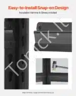 Plieninės sandėliavimo lentynos garažui, rūsiui ar dirbtuvėms – 5 aukštų, 182,8 × 81,2 × 45,7 cm - Image 4