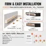 Plūduriuojanti Židinio Lentyna | 121.9 cm Ilgio | Sodi „Espresso“ Spalva | Tikra Pušies Mediena - Image 4