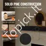 Plūduriuojanti Židinio Lentyna | 121.9 cm Ilgio | Sodi „Espresso“ Spalva | Tikra Pušies Mediena - Image 3