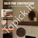 Plūduriuojanti Židinio Lentyna | Pušies Mediena | 152.4x20.3x15.2 cm |iki 22.7 kg - Image 3