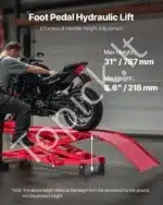 Pneumatinis ir hidraulinis motociklo keltuvas, 453 kg / 21.8-78.7 cm - Image 2