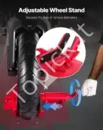 Pneumatinis ir hidraulinis motociklo keltuvas, 453 kg / 21.8-78.7 cm - Image 5