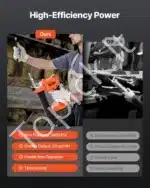 Pneumatinis tepalo pistoletas, 55 MPa / 20 V 🛠️ - Image 2