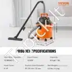 Pramoninis siurblys, 18L, 1200W - Image 6