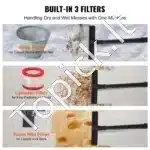 Pramoninis siurblys, 18L, 1200W - Image 2