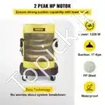 Pramoninis siurblys sauso/drėgno valymo, 4-in-1, 20L, 1200W - Image 5