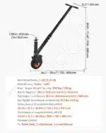 Priekabos manevravimo įrenginys, 136 kg 42-56 cm - Image 7