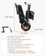 Priekabos manevravimo įrenginys, 227 kg / 33-59 cm - Image 6