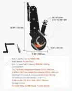 Priekabos manevravimo įrenginys, 453 kg - Image 7