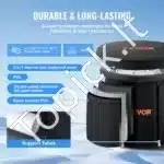 Pripučiama ledo vonia, 85x75 cm, 398 l, su dangčiu ir pompa - Image 2