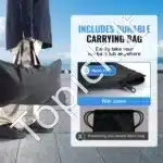 Pripučiama ledo vonia, 85x75 cm, 398 l, su dangčiu ir pompa - Image 4