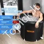 Pripučiama ledo vonia, 85x75 cm, 398 l, su dangčiu ir pompa - Image 5