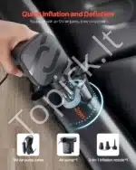 Pripučiamas automobilio čiužinys - lova, iki 294 kg, juodas - Image 5