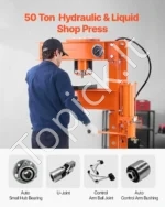 Profesionalus Hidraulinis Dirbtuvių Presas – 50 Tonų, Pneumo-Hidraulinis, Sustiprintas Plieno Rėmas - Image 2