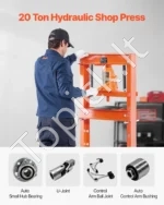 Profesionalus Hidraulinis Presas Dirbtuvėms – 20 Tonų, Rankinis, Plieno H-Rėmas - Image 2