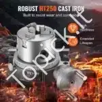 Profesionalus frezavimo stalo daliklis, 100 mm, vertikalus/horizontalus, ketaus - Image 5