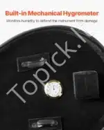 Profesionalus smuiko dėklas 4/4, patvarus ir lengvas, su paminkštintu vidumi, juodas, 790x290x150 mm - Image 5