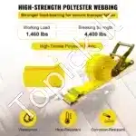 Profesionalūs terkšliniai diržai kroviniams, 18 vnt., 2000 kg, 4.57 x 0.05 m - Image 3