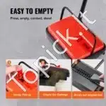 Rankinė kilimų ir grindų šluota, 112x23x16 cm, raudona - Image 3