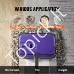 Rankinė kilimų ir grindų šluota, 112x23x16 cm, violetinė - Image 5