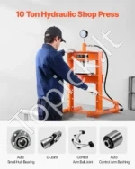 Rankinis Hidraulinis Presas 10T Dirbtuvėms | 130 mm Eiga | | Oranžinis H-Rėmo Plienas - Image 2