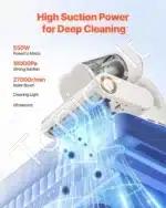 Rankinis dulkių siurblys, 550W - Image 2