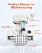 Rankinis dulkių siurblys, 550W - Image 4