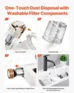 Rankinis dulkių siurblys, 550W - Image 5