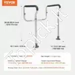 Reguliuojamo aukščio ir pločio tualeto atrama su porankiais,136 kg - Image 7