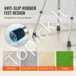 Reguliuojamo aukščio vaikštynė, 770-889 mm, aliuminio lydinys, sulankstoma, atlaiko iki 158 kg - Image 4