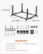 Rinkinys džipų durelių laikymui, 108x88.6x58 cm - Image 6