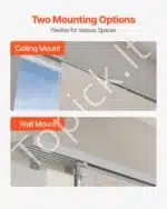 Rudos tamsinančios panelinės žaliuzės (4 vnt.) su reguliuojamu 116–218 cm bėgeliu, karpomu aukščiu, pagamintos iš poliesterio - Image 6