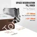 SPA baseino dangčio keltuvas, reguliuojamas aukštis 80-105 cm, skirtas hidromasažiniam baseinui - Image 5