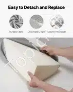 Siauras lovos tarpų užpildas, Matracų pleišto pagalvė su kišene, 1930 x 152 x 115 mm - Image 6