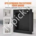 Sieninė dušo niša 40,6×40,6×10,0 cm, vienasluoksnė, atspari vandeniui - Image 2