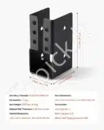 Sijų jungtys, 24 vnt., 49x92 mm medinėms sijoms - Image 7