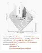 Sijų jungtys, 25 vnt., 40x21x63 mm medinėms sijoms - Image 7