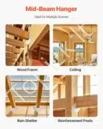 Sijų jungtys, 25 vnt., 40x21x63 mm medinėms sijoms - Image 6