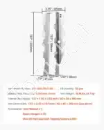 Sijų jungtys, 50 vnt., 40x85x200 mm medinėms sijoms - Image 7