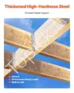 Sijų jungtys, 50 vnt., 40x85x200 mm medinėms sijoms - Image 3