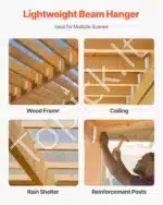 Sijų jungtys, 50 vnt., 40x85x200 mm medinėms sijoms - Image 6