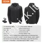 Šildomas Džemperis su Užtrauktuku (XXL Dydis) | Juodas Universalus Megztinis su Gobtuvu - Image 6