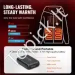 Šildomas Džemperis su Užtrauktuku (XXL Dydis) | Juodas Universalus Megztinis su Gobtuvu - Image 2