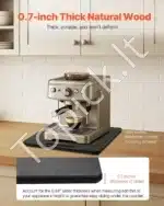 Slankus mobilus vežimėlis virtuvės įrangai, 33×40,6 cm, juodas - Image 6