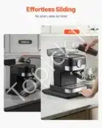 Slankus mobilus vežimėlis virtuvės prietaisams, 26,7×33 cm, juodas - Image 4