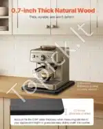 Slankus mobilus vežimėlis virtuvės prietaisams, 26,7×33 cm, juodas - Image 6