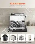 Slankus mobilus vežimėlis virtuvės prietaisams, 26,7×33 cm, juodas - Image 7