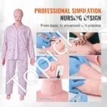 Slaugos Simuliatorius, Viso Kūno Vyro Modelis, Natūralaus Dydžio, PVC Medžiaga – (Mokomasis Manekenas Paciento Priežiūrai, Kateterizavimas) - Image 2