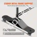 Smėlio spalvos biuro/kambario pertvara su ratukais, 308.5x245.5 cm - Image 2